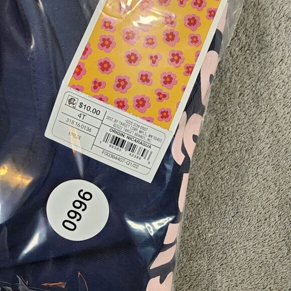 Unisex Kids Navy Shirt Short Sleeve Crew Neck Dream Big Latino Heritage Size 4T - Picture 9 of 9